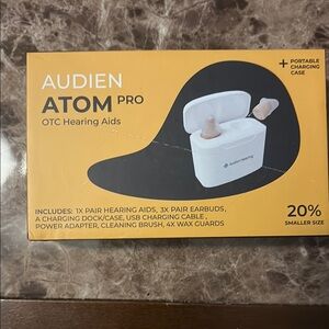 Audien Atom Pro OTC Hearing Aids